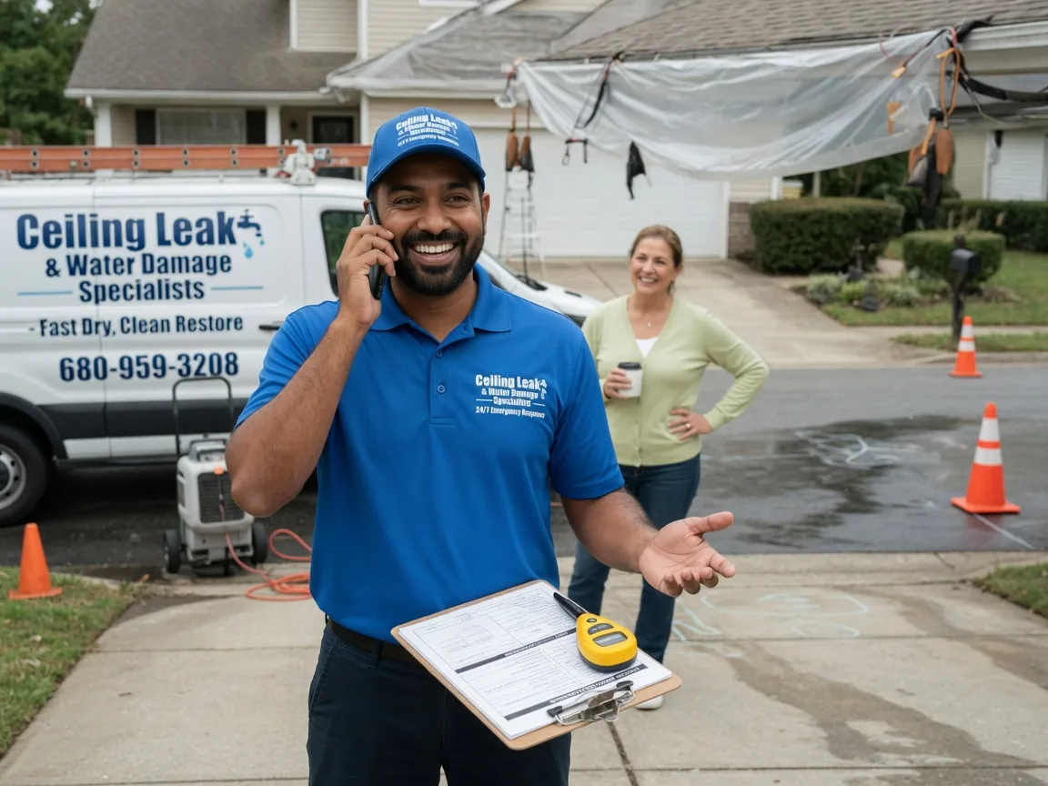Ceiling Leak Cleanup Providence Forge, VA FAQs